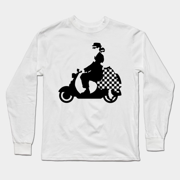 Ska Scooter Long Sleeve T-Shirt by Skatee